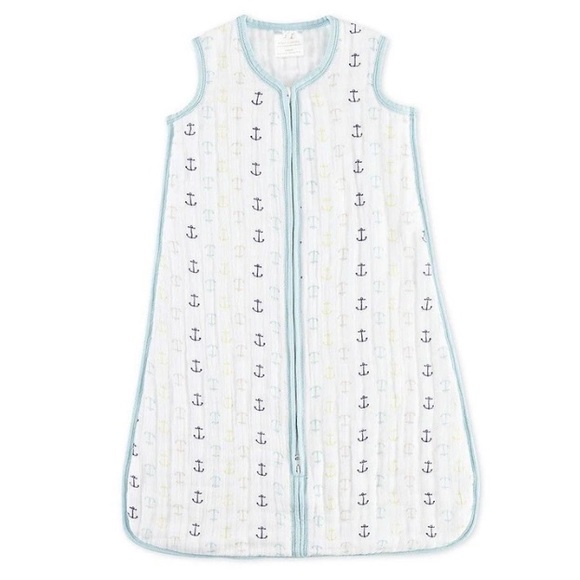 L- Aden+Anais High Sea- Anchor Cozy Sleeping Bag - Picture 1 of 6